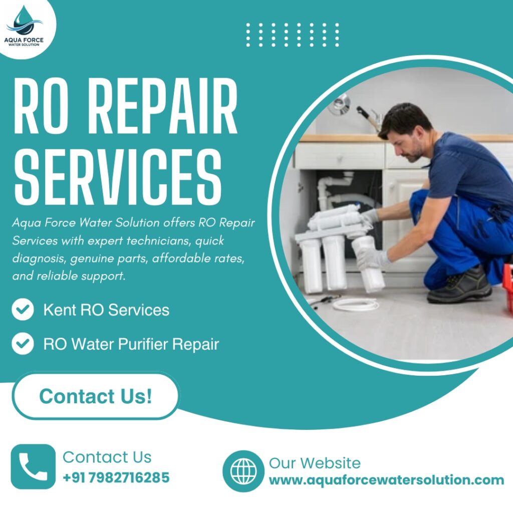 Why is Your Filter Acting Up? Best RO Repair Service in Greater Noida